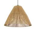 GLOBOSTAR® HUTT  Boho Κρεμαστό Φωτιστικό Οροφής με Ντουί 1 x E27 AC 220-240V IP20 - Μπεζ - M50 x Π50 x Υ40cm