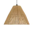 GLOBOSTAR® HUTT  Boho Κρεμαστό Φωτιστικό Οροφής με Ντουί 1 x E27 AC 220-240V IP20 - Μπεζ - M50 x Π50 x Υ40cm