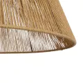 GLOBOSTAR® HUTT  Boho Κρεμαστό Φωτιστικό Οροφής με Ντουί 1 x E27 AC 220-240V IP20 - Μπεζ - M50 x Π50 x Υ40cm