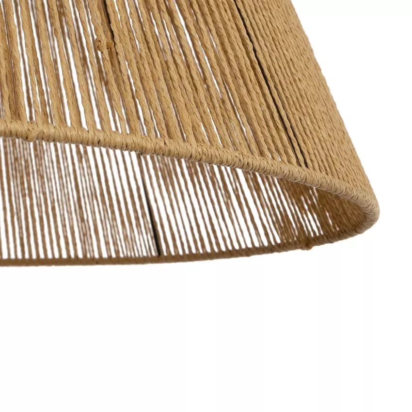 GLOBOSTAR® HUTT  Boho Κρεμαστό Φωτιστικό Οροφής με Ντουί 1 x E27 AC 220-240V IP20 - Μπεζ - M50 x Π50 x Υ40cm