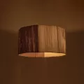 GLOBOSTAR® TAG  Boho Κρεμαστό Φωτιστικό Οροφής με Ντουί 1 x E27 AC 220-240V IP20 - Μπεζ & Καφέ - M60 x Π60 x 35cm