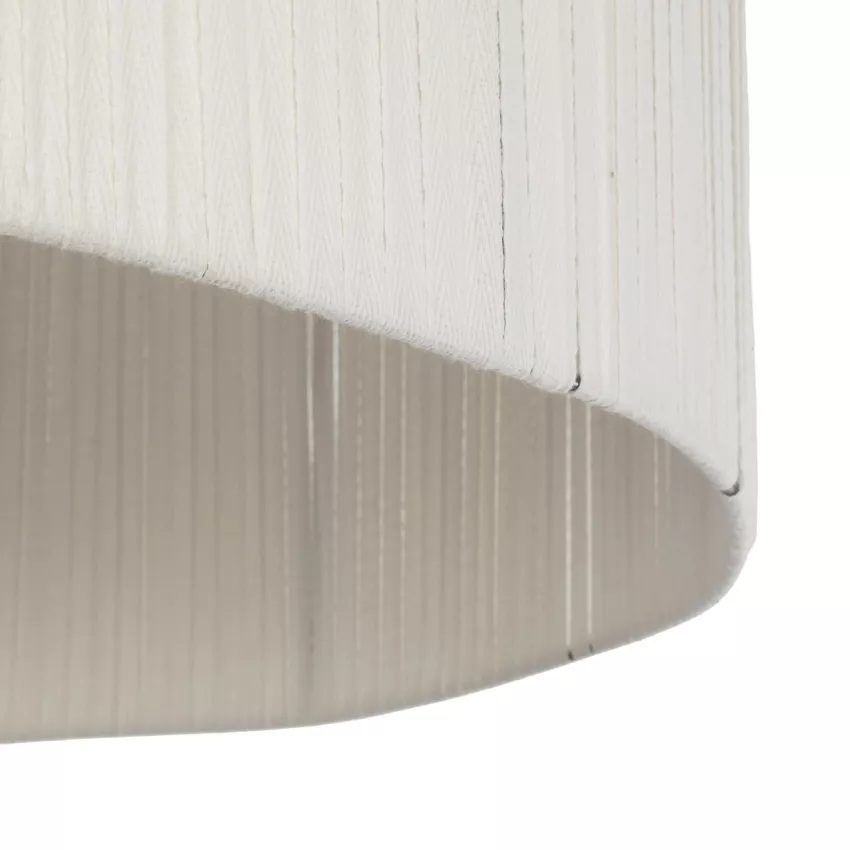 GLOBOSTAR® TAG  Boho Κρεμαστό Φωτιστικό Οροφής με Ντουί 1 x E27 AC 220-240V IP20 - Μπεζ & Καφέ - M60 x Π60 x 35cm