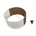 GLOBOSTAR® TAG  Boho Κρεμαστό Φωτιστικό Οροφής με Ντουί 1 x E27 AC 220-240V IP20 - Μπεζ & Καφέ - M60 x Π60 x 35cm