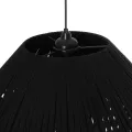 GLOBOSTAR® NUI  Boho Κρεμαστό Φωτιστικό Οροφής με Ντουί 1 x E27 AC 220-240V IP20 - Μαύρο - M60 x Π60 x Υ41cm
