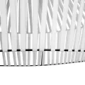 GLOBOSTAR® NUI  Boho Κρεμαστό Φωτιστικό Οροφής με Ντουί 1 x E27 AC 220-240V IP20 - Λευκό - M60 x Π60 x Υ41cm