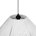 GLOBOSTAR® NUI  Boho Κρεμαστό Φωτιστικό Οροφής με Ντουί 1 x E27 AC 220-240V IP20 - Λευκό - M60 x Π60 x Υ41cm