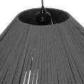GLOBOSTAR® NUI  Boho Κρεμαστό Φωτιστικό Οροφής με Ντουί 1 x E27 AC 220-240V IP20 - Γκρι - M60 x Π60 x Υ41cm