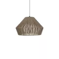 GLOBOSTAR® NUI  Boho Κρεμαστό Φωτιστικό Οροφής με Ντουί 1 x E27 AC 220-240V IP20 - Μπεζ - M60 x Π60 x Υ41cm
