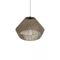 GLOBOSTAR® NUI  Boho Κρεμαστό Φωτιστικό Οροφής με Ντουί 1 x E27 AC 220-240V IP20 - Μπεζ - M60 x Π60 x Υ41cm