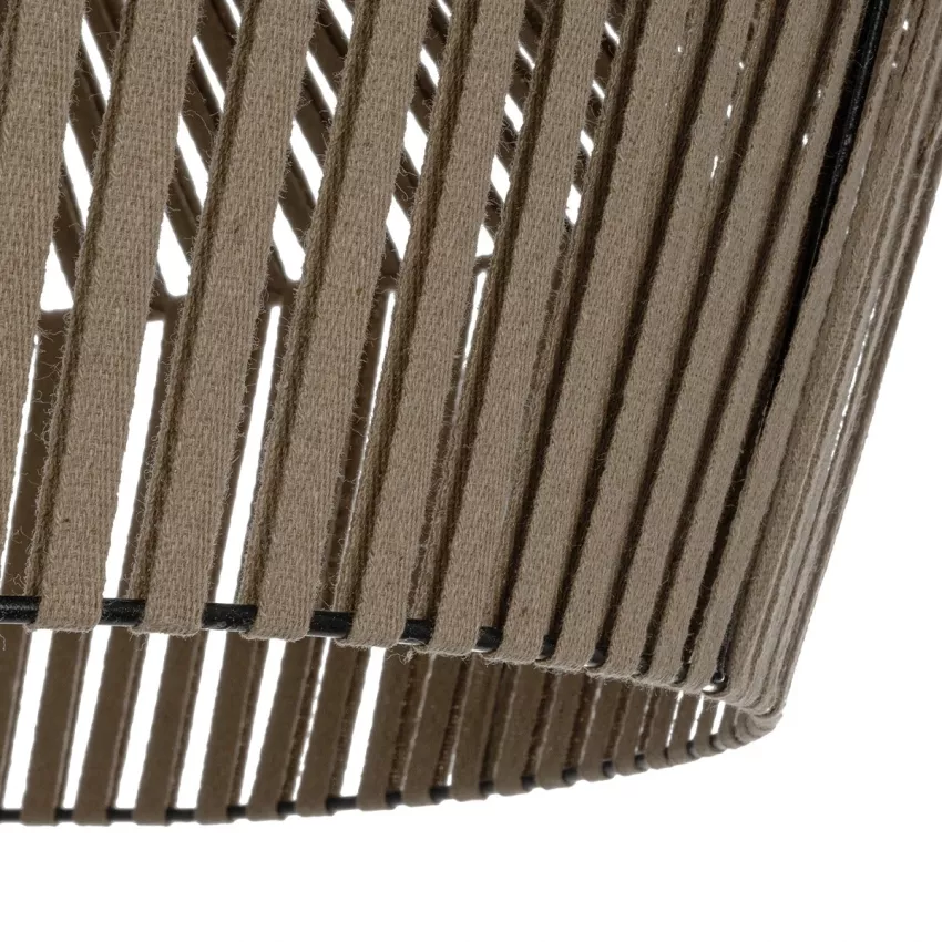 GLOBOSTAR® NUI  Boho Κρεμαστό Φωτιστικό Οροφής με Ντουί 1 x E27 AC 220-240V IP20 - Μπεζ - M60 x Π60 x Υ41cm