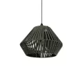 GLOBOSTAR® NUI  Boho Κρεμαστό Φωτιστικό Οροφής με Ντουί 1 x E27 AC 220-240V IP20 - Πρασίνο - M36 x Π36 x Υ27cm