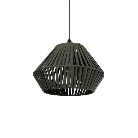 GLOBOSTAR® NUI  Boho Κρεμαστό Φωτιστικό Οροφής με Ντουί 1 x E27 AC 220-240V IP20 - Πρασίνο - M36 x Π36 x Υ27cm