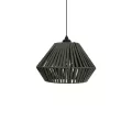 GLOBOSTAR® NUI  Boho Κρεμαστό Φωτιστικό Οροφής με Ντουί 1 x E27 AC 220-240V IP20 - Πρασίνο - M36 x Π36 x Υ27cm