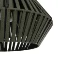 GLOBOSTAR® NUI  Boho Κρεμαστό Φωτιστικό Οροφής με Ντουί 1 x E27 AC 220-240V IP20 - Πρασίνο - M36 x Π36 x Υ27cm