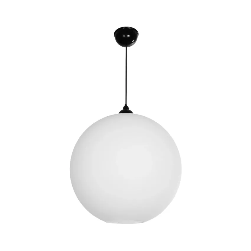 GLOBOSTAR® GABIA  Μοντέρνο Κρεμαστό Φωτιστικό Οροφής με Ντουί 1 x E27 AC 220-240V IP20 - Λευκό - Μ40 x Π40 x Υ42cm