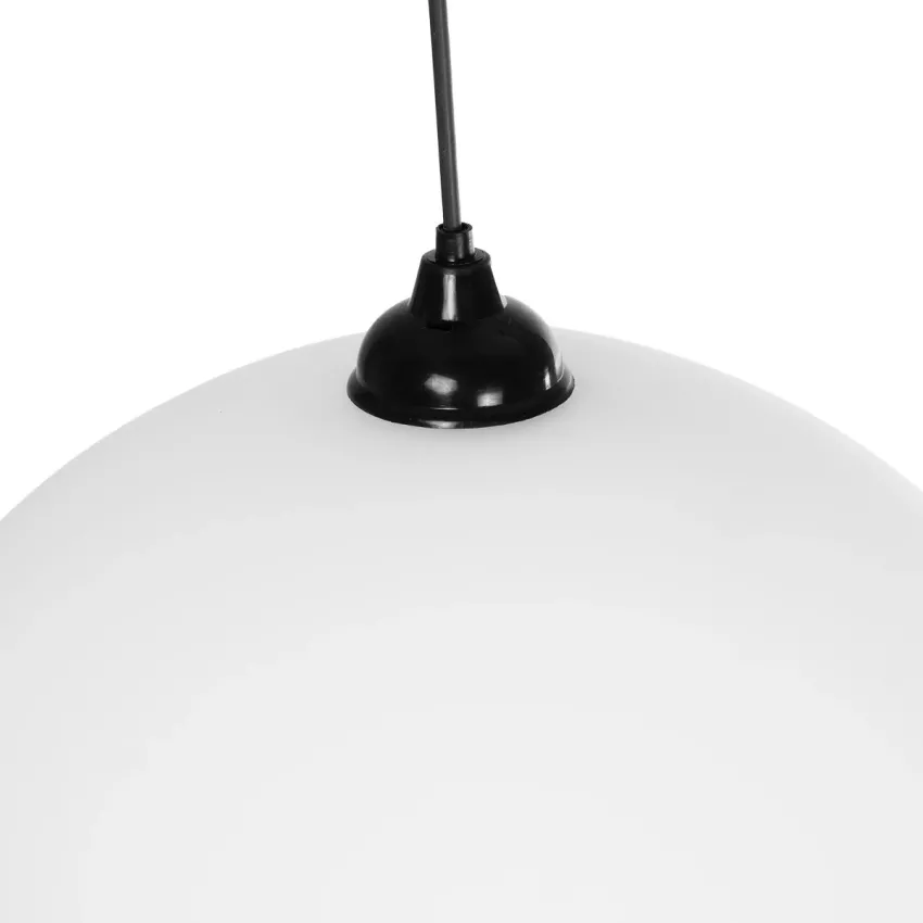 GLOBOSTAR® GABIA  Μοντέρνο Κρεμαστό Φωτιστικό Οροφής με Ντουί 1 x E27 AC 220-240V IP20 - Λευκό - Μ40 x Π40 x Υ42cm
