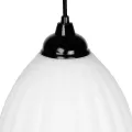 GLOBOSTAR® GURIA  Μοντέρνο Κρεμαστό Φωτιστικό Οροφής με Ντουί 1 x E27 AC 220-240V IP20 - Λευκό - Μ19 x Π19 x Υ26cm