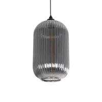 GLOBOSTAR® MELONI  Μοντέρνο Κρεμαστό Φωτιστικό Οροφής με Ντουί 1 x E27 AC 220-240V IP20 - Mελί - Μ20 x Π20 x Υ38cm