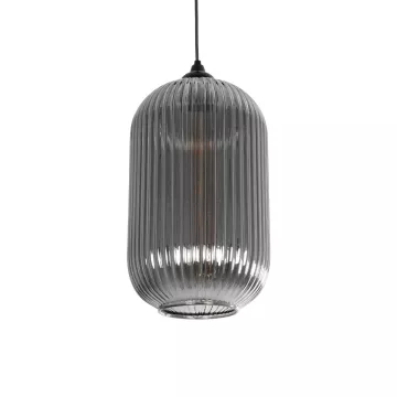 GLOBOSTAR® MELONI  Μοντέρνο Κρεμαστό Φωτιστικό Οροφής με Ντουί 1 x E27 AC 220-240V IP20 - Mελί - Μ20 x Π20 x Υ38cm