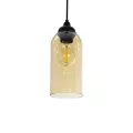 GLOBOSTAR® TUBE  Μοντέρνο Κρεμαστό Φωτιστικό Οροφής με Ντουί 1 x E27 AC 220-240V IP20 - Mελί - Μ10 x Π10 x Υ24cm