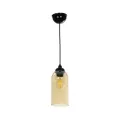 GLOBOSTAR® TUBE  Μοντέρνο Κρεμαστό Φωτιστικό Οροφής με Ντουί 1 x E27 AC 220-240V IP20 - Mελί - Μ10 x Π10 x Υ24cm