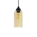 GLOBOSTAR® TUBE  Μοντέρνο Κρεμαστό Φωτιστικό Οροφής με Ντουί 1 x E27 AC 220-240V IP20 - Mελί - Μ10 x Π10 x Υ24cm