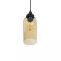 GLOBOSTAR® TUBE  Μοντέρνο Κρεμαστό Φωτιστικό Οροφής με Ντουί 1 x E27 AC 220-240V IP20 - Mελί - Μ10 x Π10 x Υ24cm