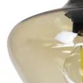 GLOBOSTAR® OVOCE  Μοντέρνο Κρεμαστό Φωτιστικό Οροφής με Ντουί 1 x E27 AC 220-240V IP20 - Mελί - Μ20 x Π20 x Υ22cm