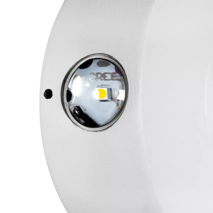 kelvo® ARKOS  Φωτιστικό Τοίχου / Απλίκα LED 8W 840lm 15° AC 220-240V Αδιάβροχο IP65 Θερμό Λευκό 2700K - CREE SMD Chip & TÜV SÜD Driver - Λευκό Ματ - Μ13 x Π5.5 x Υ13cm