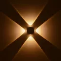 kelvo® ARKOS  Φωτιστικό Τοίχου / Απλίκα LED 8W 840lm 15° AC 220-240V Αδιάβροχο IP65 Θερμό Λευκό 2700K - CREE SMD Chip & TÜV SÜD Driver - Λευκό Ματ - Μ13 x Π5.5 x Υ13cm