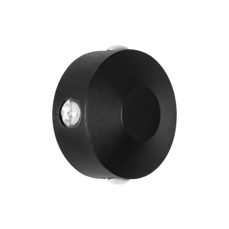 kelvo® ARKOS  Φωτιστικό Τοίχου / Απλίκα LED 8W 840lm 15° AC 220-240V Αδιάβροχο IP65 Θερμό Λευκό 2700K - CREE SMD Chip & TÜV SÜD Driver - Μαύρο Ματ - Μ13 x Π5.5 x Υ13cm