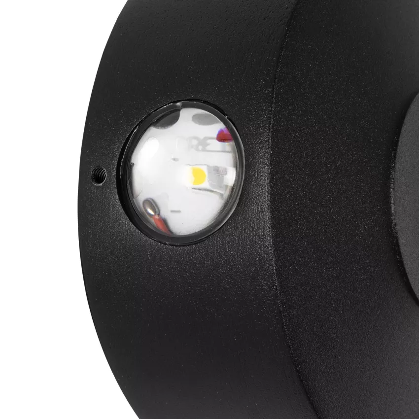kelvo® ARKOS  Φωτιστικό Τοίχου / Απλίκα LED 8W 840lm 15° AC 220-240V Αδιάβροχο IP65 Θερμό Λευκό 2700K - CREE SMD Chip & TÜV SÜD Driver - Μαύρο Ματ - Μ13 x Π5.5 x Υ13cm
