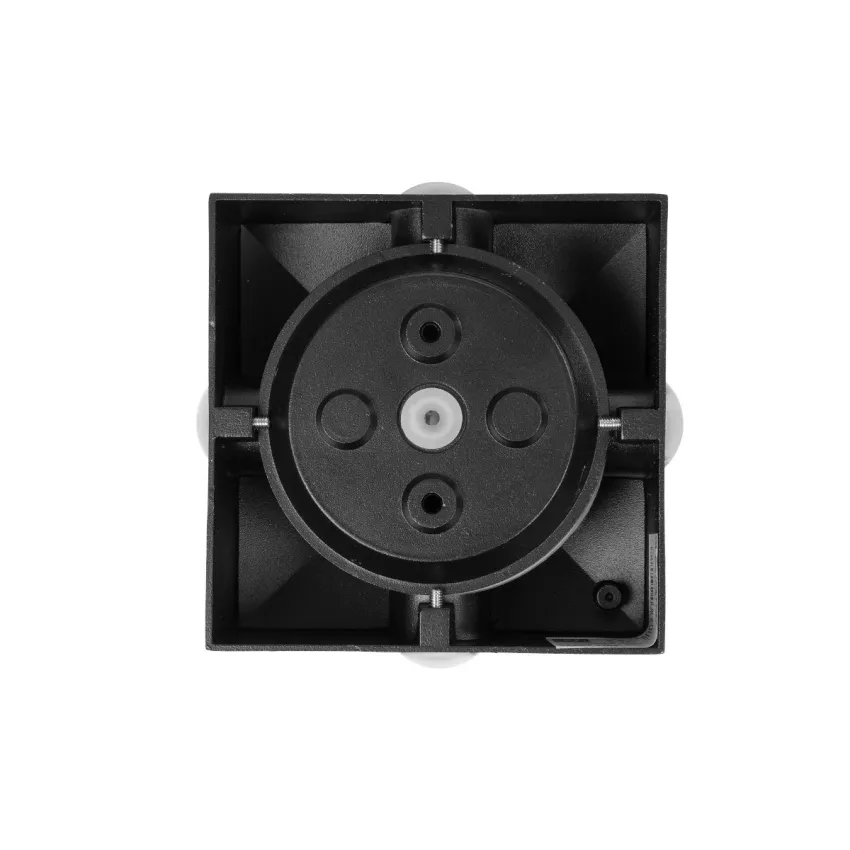 kelvo® ARKOS  Φωτιστικό Τοίχου / Απλίκα LED 8W 840lm 15° AC 220-240V Αδιάβροχο IP65 Θερμό Λευκό 2700K - CREE SMD Chip & TÜV SÜD Driver - Μαύρο Ματ - Μ14 x Π5.5 x Υ14cm