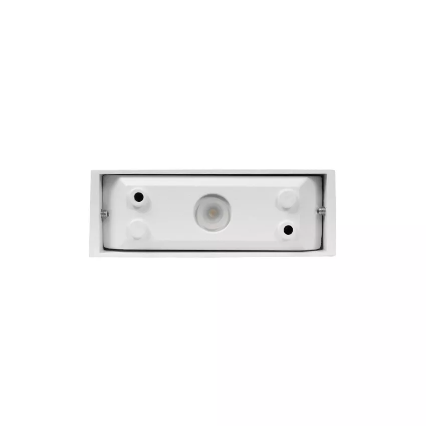 kelvo® AURA  Φωτιστικό Τοίχου / Απλίκα LED 7W 875lm 45° AC 220-240V Αδιάβροχο IP65 Θερμό Λευκό 2700K - Bridgelux COB Chip & TÜV SÜD Driver - Λευκό Ματ - Μ13 x Π15 x Υ4.5cm