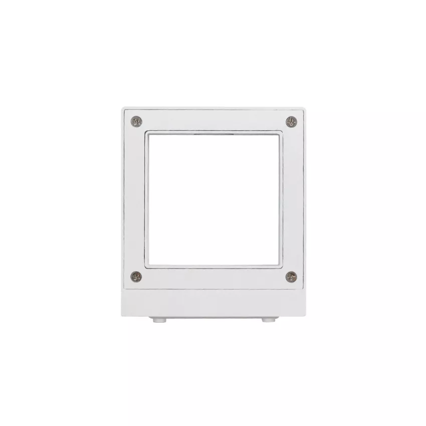 kelvo® AURA  Φωτιστικό Τοίχου / Απλίκα LED 7W 875lm 45° AC 220-240V Αδιάβροχο IP65 Θερμό Λευκό 2700K - Bridgelux COB Chip & TÜV SÜD Driver - Λευκό Ματ - Μ13 x Π15 x Υ4.5cm
