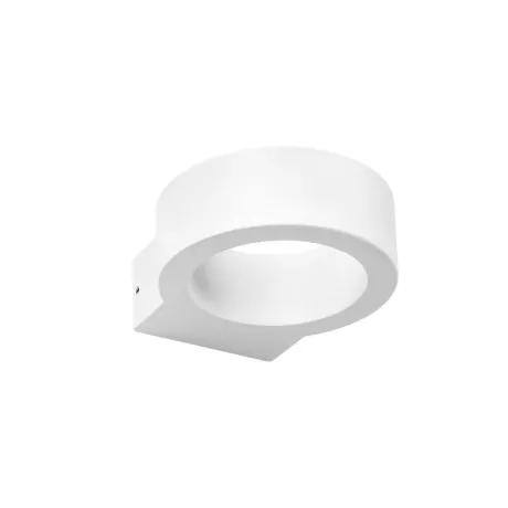 kelvo® AURA  Φωτιστικό Τοίχου / Απλίκα LED 7W 875lm 45° AC 220-240V Αδιάβροχο IP65 Θερμό Λευκό 2700K - Bridgelux COB Chip & TÜV SÜD Driver - Λευκό Ματ - Μ15 x Π13 x Υ4.5cm