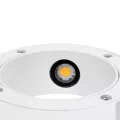 kelvo® AURA  Φωτιστικό Τοίχου / Απλίκα LED 7W 875lm 45° AC 220-240V Αδιάβροχο IP65 Θερμό Λευκό 2700K - Bridgelux COB Chip & TÜV SÜD Driver - Λευκό Ματ - Μ15 x Π13 x Υ4.5cm