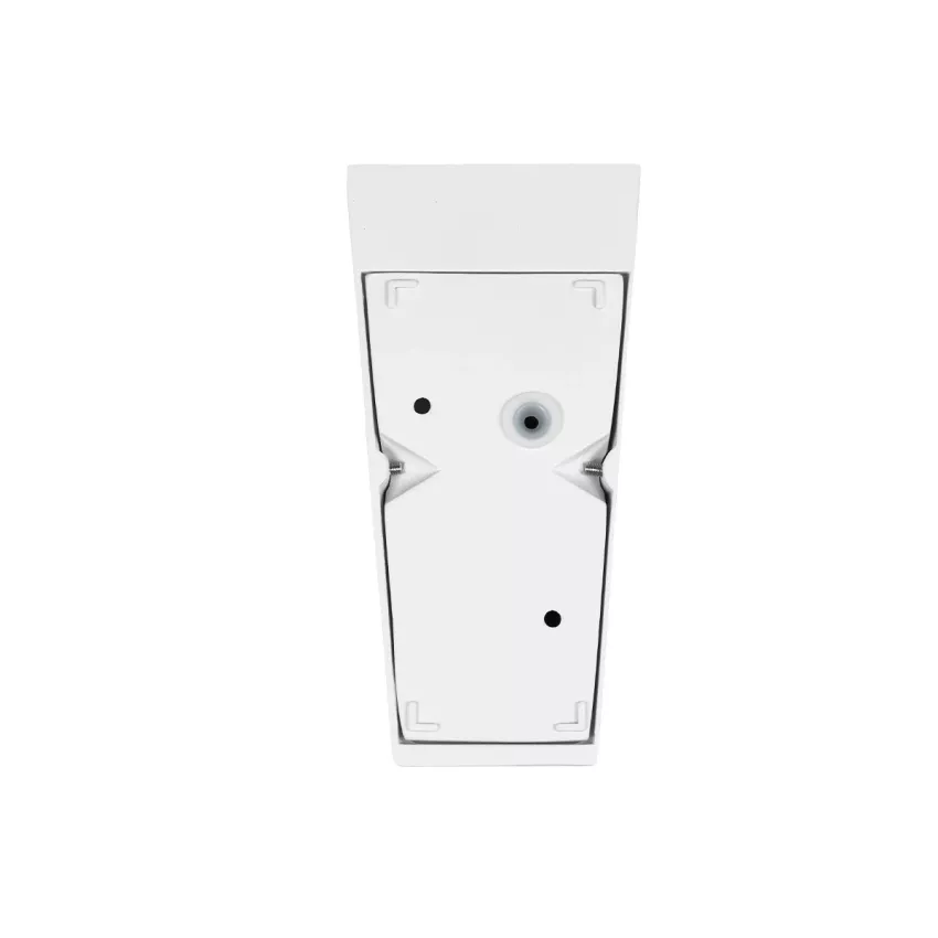 kelvo® FLUX  Φωτιστικό Τοίχου / Απλίκα LED 6W 750lm 30° AC 220-240V Αδιάβροχο IP65 Θερμό Λευκό 2700K - Bridgelux COB Chip & TÜV SÜD Driver - Λευκό Ματ - Μ5 x Π8.5 x Υ17cm