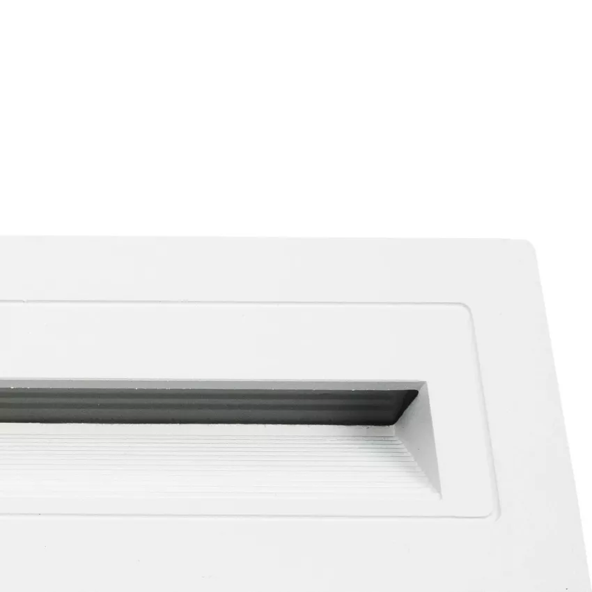 kelvo® STEPART  Χωνευτό Φωτιστικό Σκαλοπατιού / Διαδρόμου LED 4W 500lm 45° AC 220-240V Αδιάβροχο IP65 Θερμό Λευκό 2700K - Lumileds SMD Chip & TÜV SÜD Driver - Λευκό Ματ - Μ21 x Π5.5 x Υ6.5cm / Q20.3 x 5.6cm