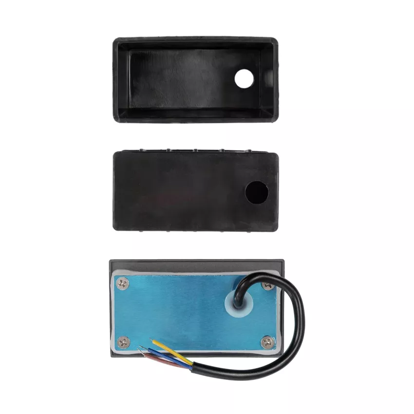 kelvo® STEPART  Χωνευτό Φωτιστικό Σκαλοπατιού / Διαδρόμου LED 3W 375lm 45° AC 220-240V Αδιάβροχο IP65 Θερμό Λευκό 2700K - Lumileds SMD Chip & TÜV SÜD Driver - Γκρι Ανθρακί Ματ - Μ6 x Π5.5 x Υ10cm / Q5 x 9.6cm