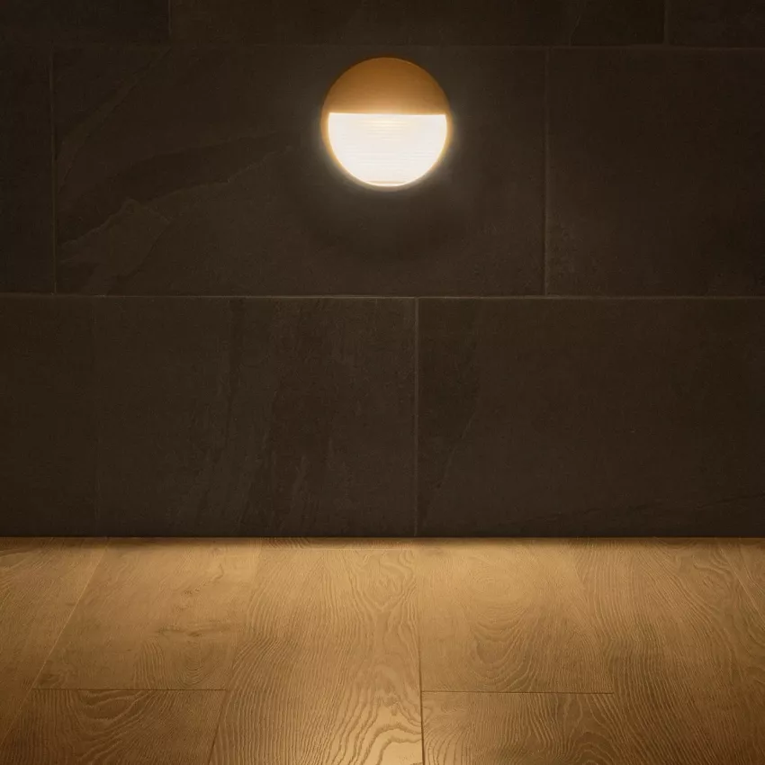 kelvo® STEPART  Φωτιστικό Σκαλοπατιού / Διαδρόμου LED 3W 375lm 45° AC 220-240V Αδιάβροχο IP65 Θερμό Λευκό 2700K - Lumileds SMD Chip & TÜV SÜD Driver - Λευκό Ματ - Μ16 x Π8 x Υ16cm