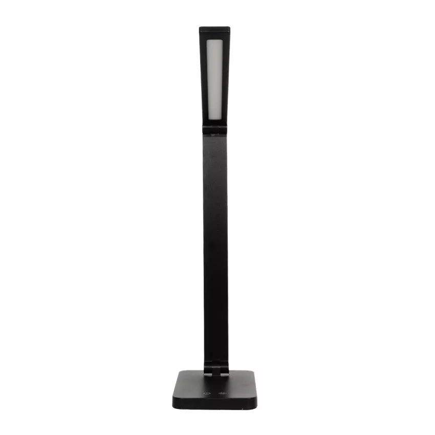 GLOBOSTAR® TEBLA  Μοντέρνο Επιτραπέζιο Φωτιστικό Γραφείου LED 5W 500lm 120° AC 220-240V IP20 Ρυθμιζόμενο Λευκό CCT με Αφή 2700K/4500K/6000K Dimmable - Bridgelux SMD Chip - Μαύρο - Μ11 x Π31 x Υ52cm