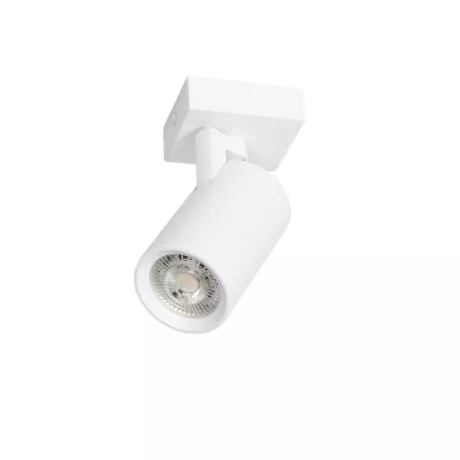 kelvo® SPOTA  Κινούμενο Φωτιστικό Σποτ Οροφής για Λάμπα MR16 με Ντουί GU10 AC 220-240V IP20 - Λευκό Ματ - Μ7 x Π6 x Υ14cm