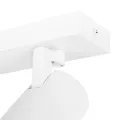 kelvo® SPOTA  Κινούμενο Φωτιστικό Σποτ Οροφής για 5 Λάμπες MR16 με Ντουί GU10 AC 220-240V IP20 - Λευκό Ματ - Μ79.5 x Π6.3 x Υ14cm