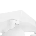 kelvo® SPOTA  Κινούμενο Φωτιστικό Σποτ Οροφής για 4 Λάμπες MR16 με Ντουί GU10 AC 220-240V IP20 - Λευκό Ματ - Μ26 x Π26 x Υ14cm