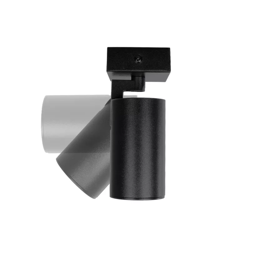 kelvo® SPOTA  Κινούμενο Φωτιστικό Σποτ Οροφής για Λάμπα MR16 με Ντουί GU10 AC 220-240V IP20 - Μαύρο Ματ - Μ7 x Π6 x Υ14cm