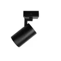 kelvo® SPOTA  Κινούμενο Φωτιστικό Σποτ Οροφής για Λάμπα MR16 με Ντουί GU10 AC 220-240V IP20 - Μαύρο Ματ - Μ7 x Π6 x Υ14cm