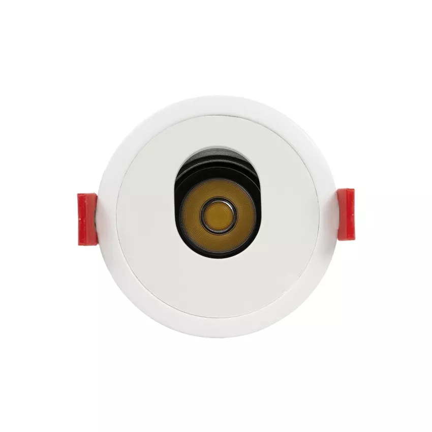 kelvo® ASYMMETRICAL  Χωνευτό Φωτιστικό Downlight Σποτ LED 7W 875lm 15°x30° AC 220-240V IP20 Φυσικό Λευκό 4500K - Bridgelux COB Chip & TÜV SÜD Driver - Λευκό Ματ - Μ8.3 x Π8.3 x Υ8.2cm / Q7.3cm