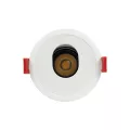 kelvo® ASYMMETRICAL  Χωνευτό Φωτιστικό Downlight Σποτ LED 7W 840lm 15°x30° AC 220-240V IP20 Θερμό Λευκό 2700K - Bridgelux COB Chip & TÜV SÜD Driver - Λευκό Ματ - Μ8.3 x Π8.3 x Υ8.2cm / Q7.3cm
