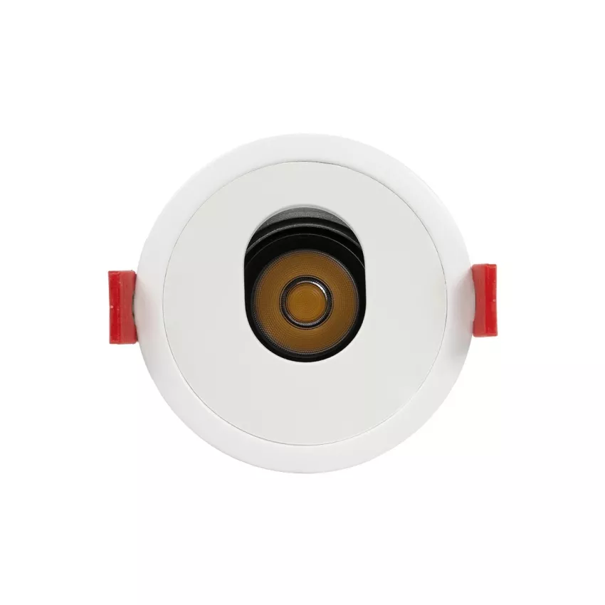 kelvo® ASYMMETRICAL  Χωνευτό Φωτιστικό Downlight Σποτ LED 7W 840lm 15°x30° AC 220-240V IP20 Θερμό Λευκό 2700K - Bridgelux COB Chip & TÜV SÜD Driver - Λευκό Ματ - Μ8.3 x Π8.3 x Υ8.2cm / Q7.3cm